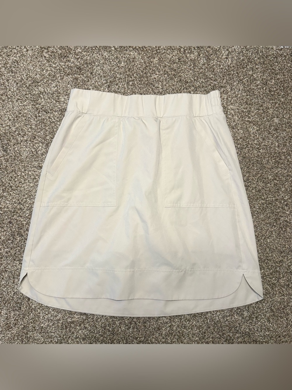 RBX Women's Active Skort Medium Light Beige with Pockets - Picture 2 of 8